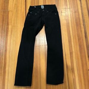 Men’s Black True Religion Jeans “Bobby” 28 inch waist